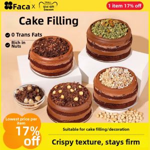 FleurCouleur | Baking Filling Chocolate Coated Crispy Nut Cake Layer
