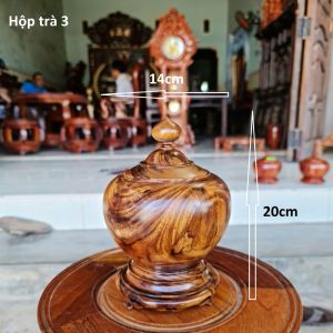 Hộp trà gỗ hộp đựng cà phê gỗ hương đỏ gia lai gỗ gụ ta