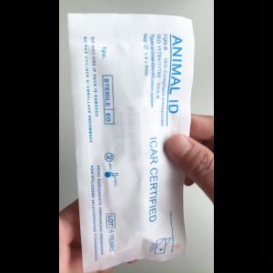 Pet & Livestock RFID Microchip Kit (20 Pack 1.4x8mm ISO) - Animal ID Implant Tags with Applicator Injector for Farm Tracking Management