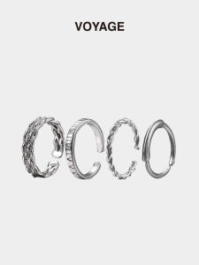 ZHENGZHAO | Adjustable Open Ring Uncommon Design Couple Decoration Ring