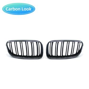 2Pcs Car Style Black Front Kidney Double Slat Grill Grille for-BMW E92 E93 3-Series 328I 335I Coupe LCI 2010-2013 Car styling