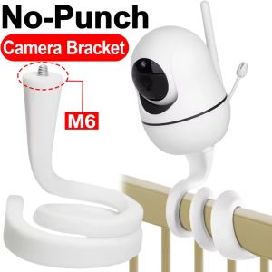 Flexible No Punching Camera Bracket Webcam Stand Baby Monitor Support Holders for Home Office