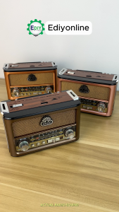 【NEW】Antique Rechargeable Radio + LED Torch Light Bluetooth USB TF Card MP3 Speaker Player FM SW AM TWS Wireless Portable Golon 收音机