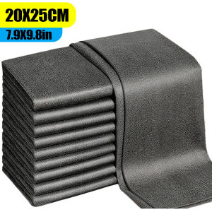 XMSJ | 10|/5/3/1PCS Thickened Magic Cleaning Cloth Streak Free Glass Window Towel Car Wash Rags Mirror Screen Reusable Duster Wipes