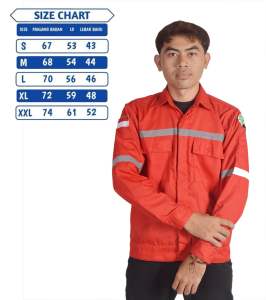 Wearpack atasan proyek safety|kemeja proyek lengan panjang