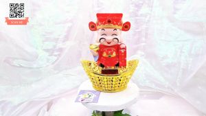 Thần tài gật đầu thỏi vàng năng lượng mặt trời - TỎI CÁT TƯỜNG