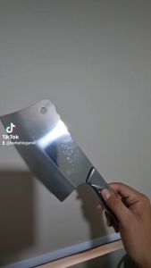 Golok daging stainless / Golok tulang / Pisau Cincang / Pisau Daging / Gagang stainless steel