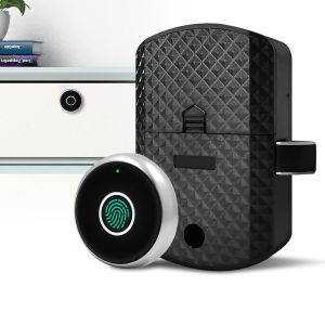 YRHAND Fingerprint Drawer fingerprint battery Cabinet lock Keyless electronic Smart wireless locker Lock for home and office