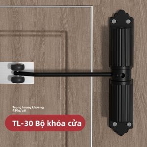 MONLEYTA | Bộ đóng cửa tự động có đệm hấp thụ sốc nhỏ dùng trong gia đình cửa gỗ thiết bị đóng cửa êm ái có thể điều chỉnh cường độ