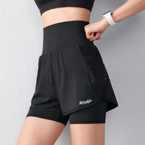 Plus Size Sports Shorts Womens Summer Plus Size Ladies Fitness Quick-Drying Running Pants Thin 100.00kg Fashion Tape Yoga Leggings