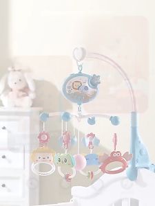 Mainan Bayi Baby Mobile Mainan Gantung Box Bayi Musik Putar Crib Music Lullaby dengan Proyektor