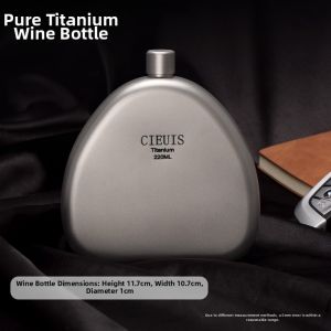 CIEUIS | High-end Titanium Portable Hip Flask