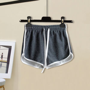 เสื้อยืดแขนยาวทรงสลิมฟิตสำหรับผู้หญิง ชุดกีฬาลำลอง ชุดสองชิ้น ฤดูใบไม้ผลิและฤดูร้อน 2025 แฟชั่นใหม่ ชุดเสื้อยืดแขนยาวและกางเกงขาสั้น