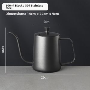 MONGDIO | Drip Hand Pour Coffee Pot Long Narrow Spout 304 Stainless Steel