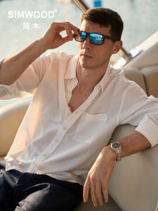 Simwood | Wide Fit Lightweight Long Sleeve Shirt
