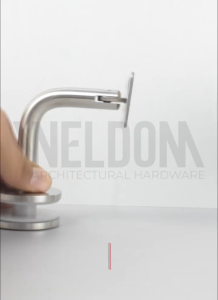 Bracket Handrail Konektor Adjustable Pegangan Tangan Tangga Stainless 304 untuk Railing Kaca dan Dinding WELDOM