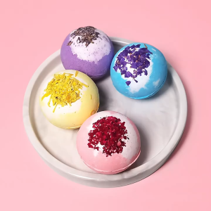 LUMA Bath Bomb 100g Dried Flower Bath Salt Ball Natural Handmade Bathbomb For Bathtub Sabun Bola Bathtub 浴盐球