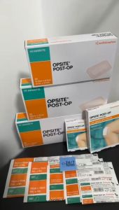 Smith & Nephew Opsite Post-Op Clear Adhensive Waterproof Dressings Postop S&N SN Sterile 施樂輝防水抗菌加墊片狀敷料CUTS GRAZES STITCH