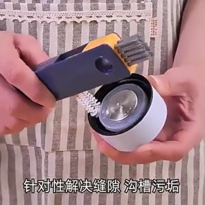 3 In 1 Cup Brush Lid Cleaning Brush Household Baby Bottles Cap Kitchen Accessories Remove Gap Grooves Cup Brush Telescopic Rod Washing Cup Cleaning Brush Long Handle Gap Brush Milk Bottle Brush Insulation Cup Cover Brush