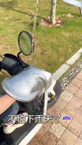 ⚑Silver Coated Leather Handlebar Gloves Sunproof Waterproof 3D Support For Scooter Bicycle Motorcycle Summer Riding