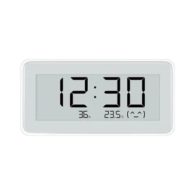 New Xiaomi Temperature and Humidity Monitor Digital Clock Pro Smart Bluetooth E-Ink Display for Home Baby Room Office Monitoring