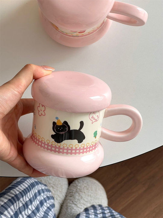 Cốc Cà Phê Gốm Trang Trí Hoạt Hình Năm Mới Cốc Trà Chiều Cốc Đựng Cà ...