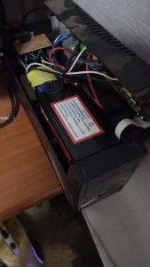 แบตเตอรี่สำรองไฟ รถไฟฟ้า UPS Solar cell 12V 20AH มี BMS 40A