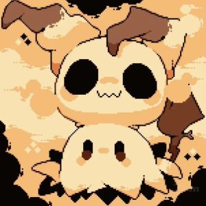 KAYOU | Oil Painting by Number Kit Cute Mimikyu Anime Art Canvas Wall Art for Adults DIY Home Decor Gift