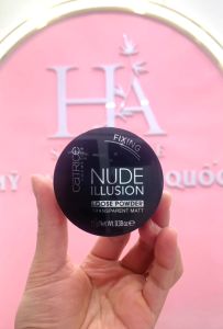 Phấn Phủ Kiềm Dầu Dạng Bột Catrice Nude Illusion Loose Powder Transparent Matt mịn lì che khuyết điểm 11g