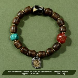 Scented Agarwood Turquoise Beads Prayer Bracelet
