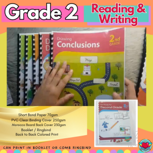 GRADE 2 (READING & WRITING) Activity Workbook Worksheet Homeschool Learning Materials | RABAH UP STORE