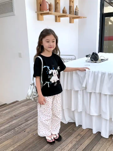 PRINCESS KESLI 2-12 Childrens Tshirt For Kids Girl Short Sleeve Tops Baju-T Budak Perempuan Untuk Kanak-Kanak