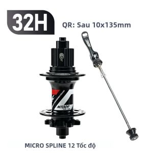 Bộ Moay-ơ Xe Đạp Leo Núi ARC MT009 9x100 Trước & 10x135mm Sau Tương Thích Với Phanh Đĩa 6 Lỗ Tương Thích Với Líp Sram XD HG Micro Spline