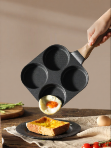 CAROTE | Non-stick Titanium Pancake & Egg Fry Pan 4 Wells