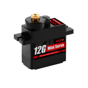 NEEBRC 12G Metal Gear Digital Servo JR Plug for 1/24 RC Car Crawler Buggy Airplane Helicopter Boat Axial SCX24 WLtoys K969 WPL