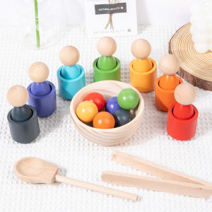 Color Recognition Montessori Early Education Toy for Fine Motor Skills Training