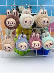 New Vinyl Crying Baby Plush Small Pendant Pop Mart Labubu Ugly and Cute Figurine Doll