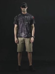 Silver Knight Tactical Quick-Dry Breathable T-shirt: Perfect for Training & Outdoor Activities