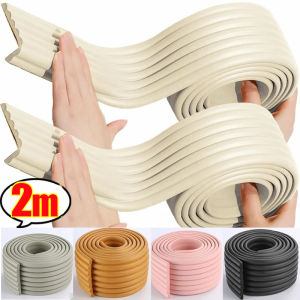 2M Thickened Self Adhesive Table Edge Protection Strip / Baby Safety Protector / Furniture Cabinet Corner Child Guard / Foam Bumper Tape