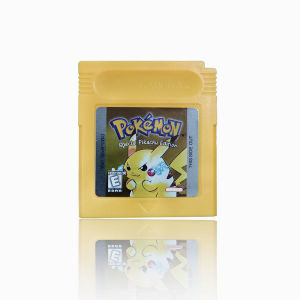 Bandai | Pokemon GBC 16 Bit Video Game Card Red/Crystal/Blue/Yellow/Gold/Green/Silver Video Game Cartridge USA/ESP/ITA Version