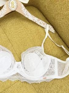 GAINREEL | French Lace Thin Soft Steel Circle Minimizing Rabbit Ear Bra