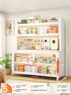 DIBIOU | Baby Storage Cabinet Organizer Shelf