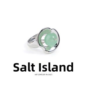 YANDAO | Exclusive Jade Large Bead Ring
