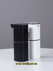 400ML Large Capacity Light Display 4-Levels Adjustable Foam/Liquid Modes Touchless Electric Automatic Smart Sense Soap Dispenser