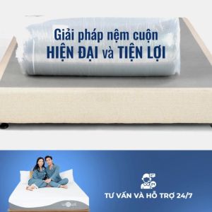 WOWS - Nệm Foam 3 Lớp 25cm Layla - Êm Ái Nâng Đỡ Ép Cuộn Tiện Lợi - Size Từ 1m Đến 2m - Bảo Hành 10 Năm
