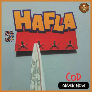 Custom Nama Gantungan Pakaian Aesthetic Karakter