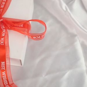 Pita Satin 1 Roll Lebar 2.5cm Panjang 43 Meter Pita Satin Happy Birthday Pita Satin Motif Pita Ribbon Satin