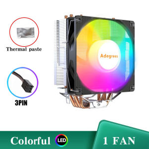 120MM RGB CPU Air Cooler 4 Heat Pipes PC Processor ventilador for Intel 1700 1200 1366 115X 2011 X79 X99 1151 AMD AM3 AM4 AM5