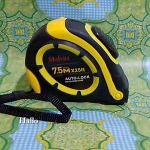 Meteran " SELFLOCK " 7.5m x 25mm MALVIN