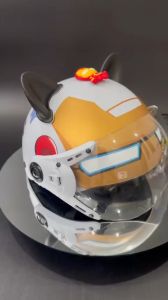 Mũ bảo hiểm cho bé  siêu anh hùng IRON MAN cao cấp gắn sticker 3D kèm quà tặng cho bé - BẢO HÀNH 12 THÁNG